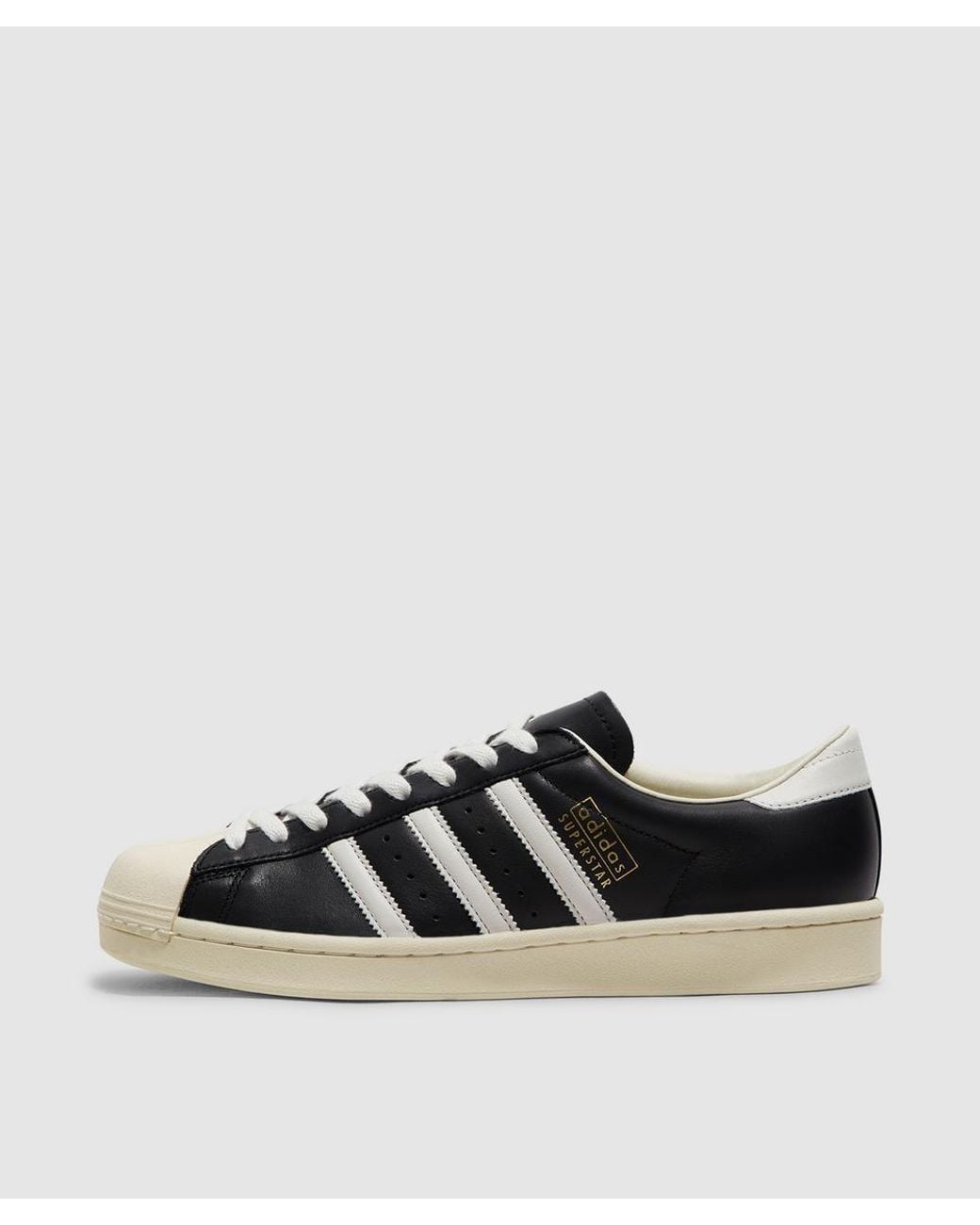 Adidas Black Superstar Vintage Sneaker (Core/Core/Cream for men