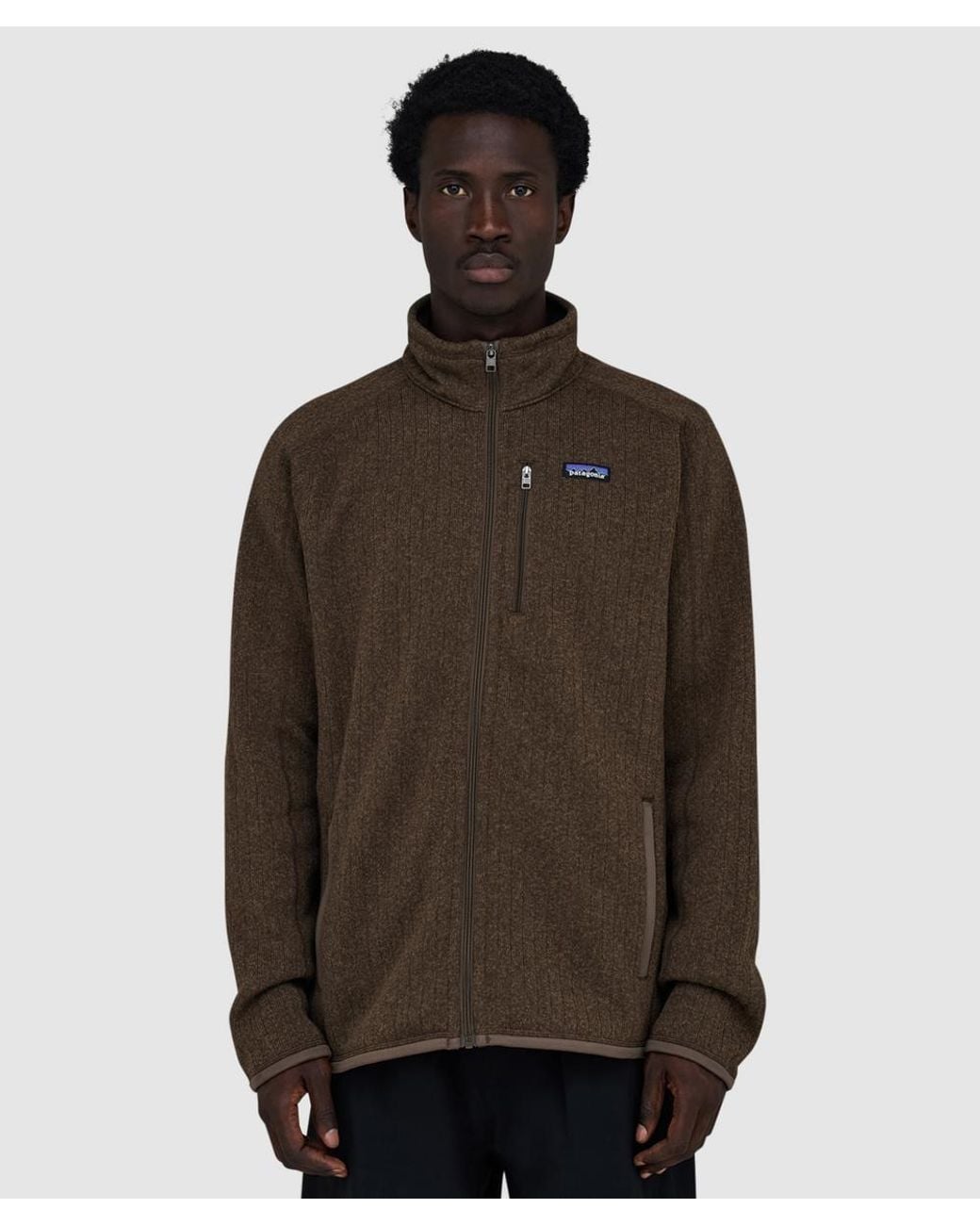 Patagonia Brown Better Sweater Jacket (Marlow Rib Knit for men