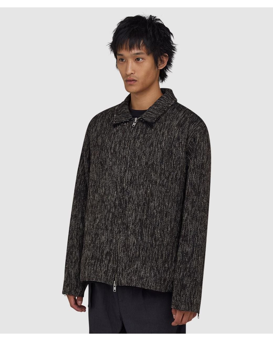 BEACH BRAINS Black Zip Coach for men