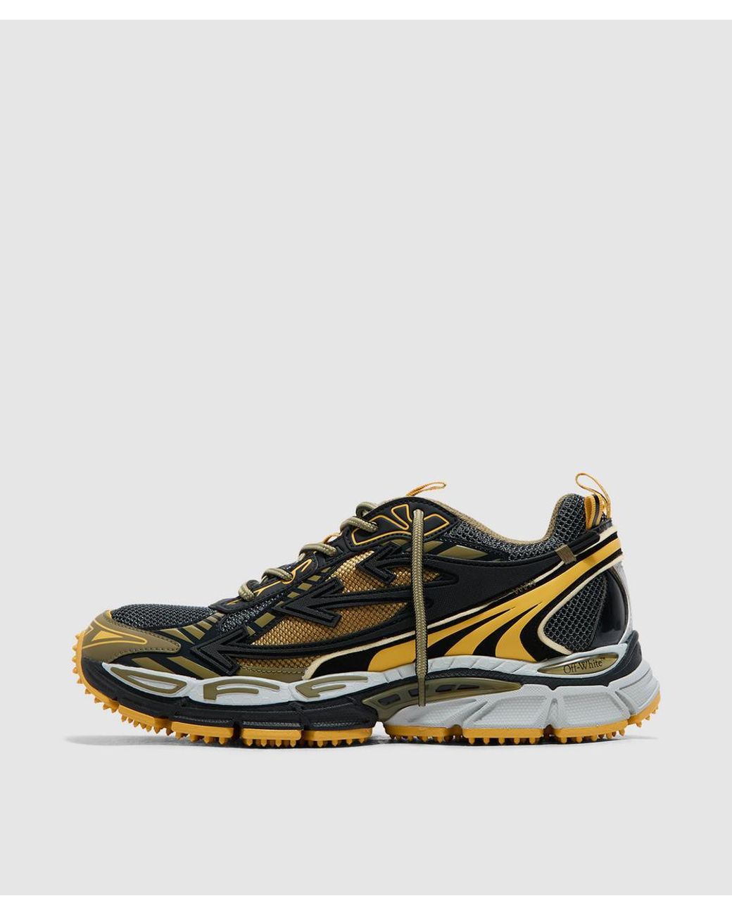 Off-White c/o Virgil Abloh Yellow Ow Be Right Back Sneaker /Ocher
