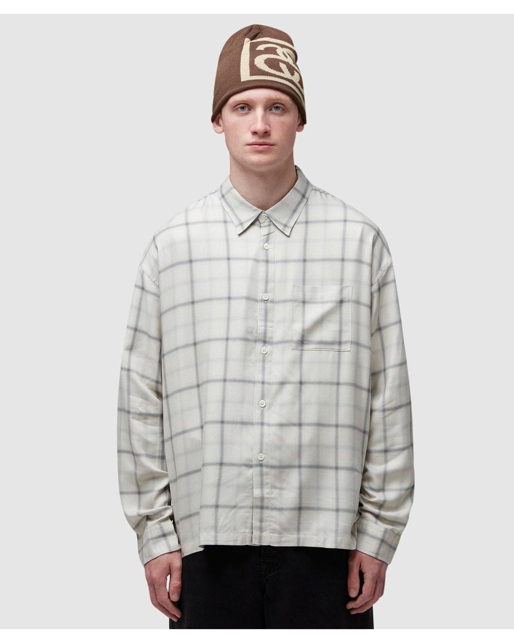 2022ss stussy SHADOW PLAID SHIRT レーヨン 開襟 2022ss stussy SHADOW PLAID SHIRT レーヨン 開襟 - メルカリ