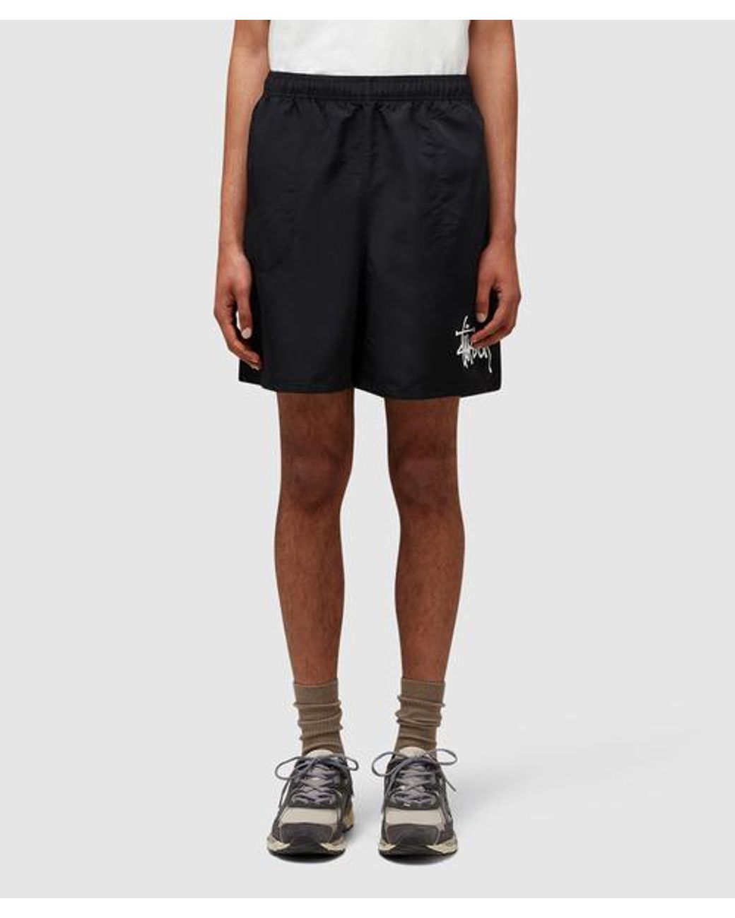 Stussy Big Basic Water Short in Black for Men | Lyst