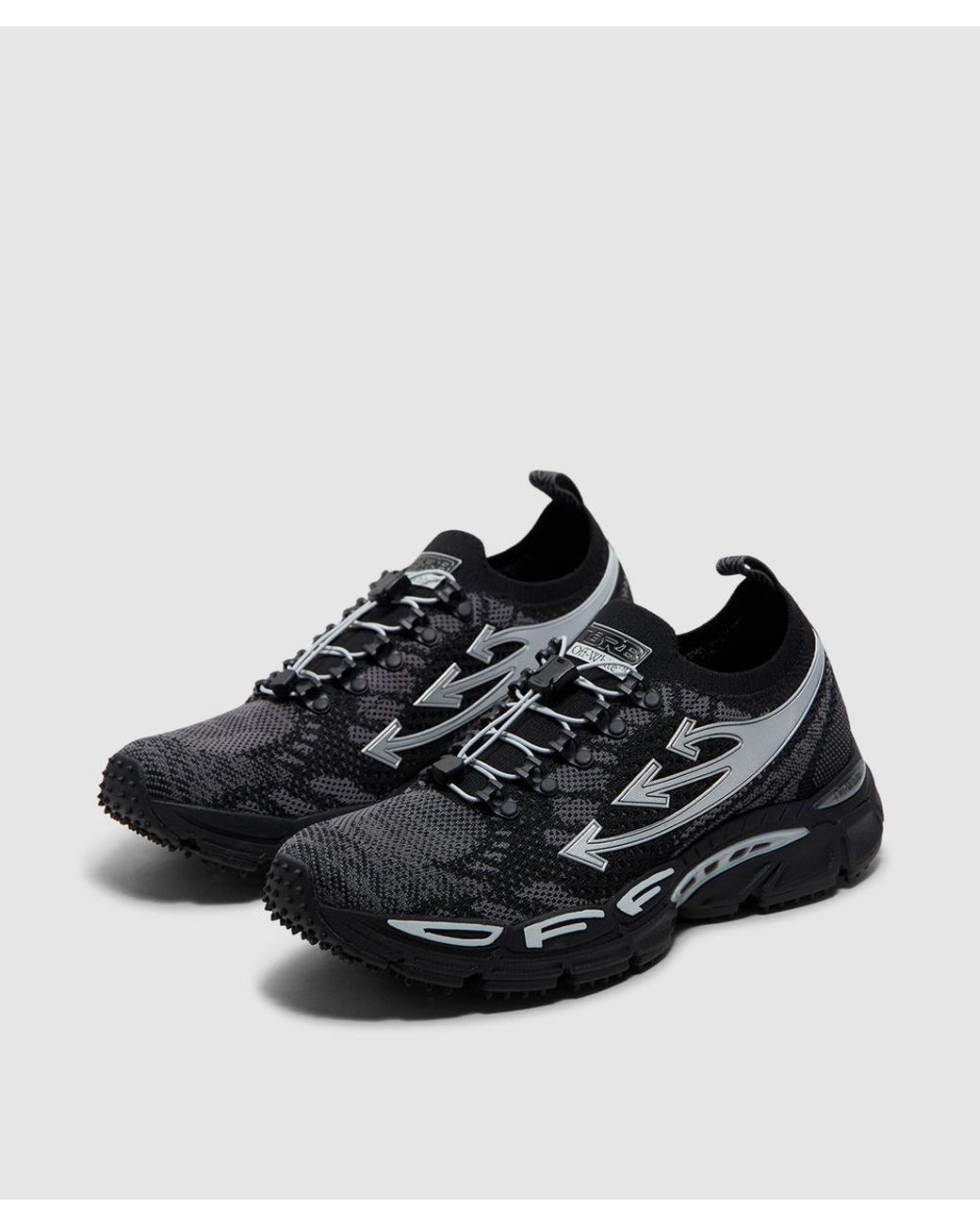 Off-White c/o Virgil Abloh Black Be Right Back Knit Sneaker