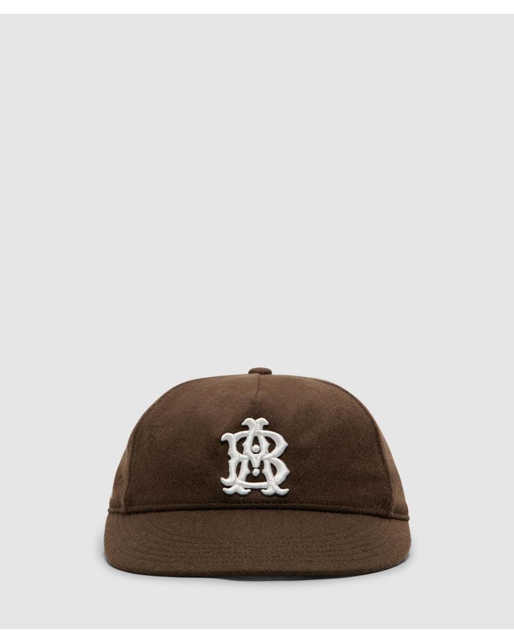 About Blank Brown Monogram Cap