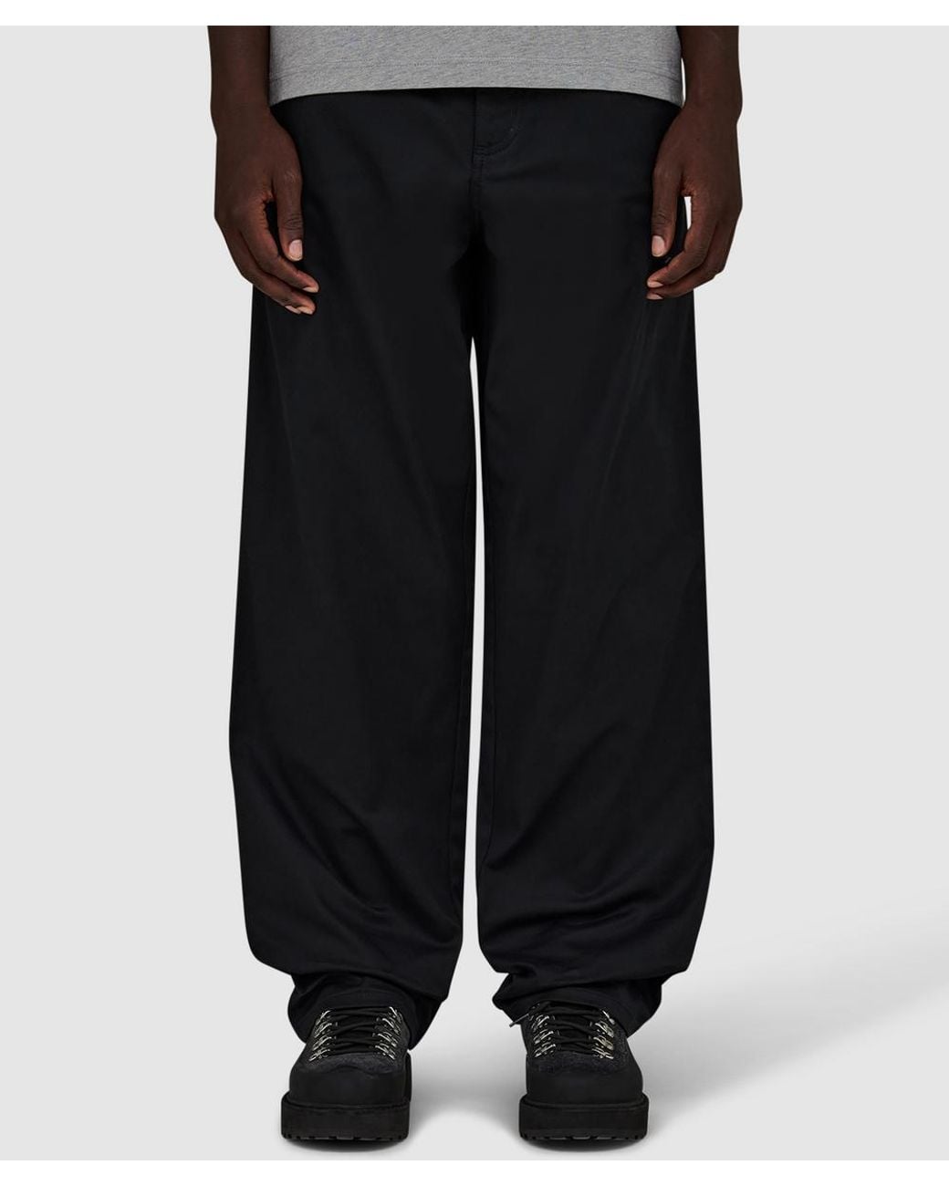 Moncler Black Stretch Garbardine Pant for men