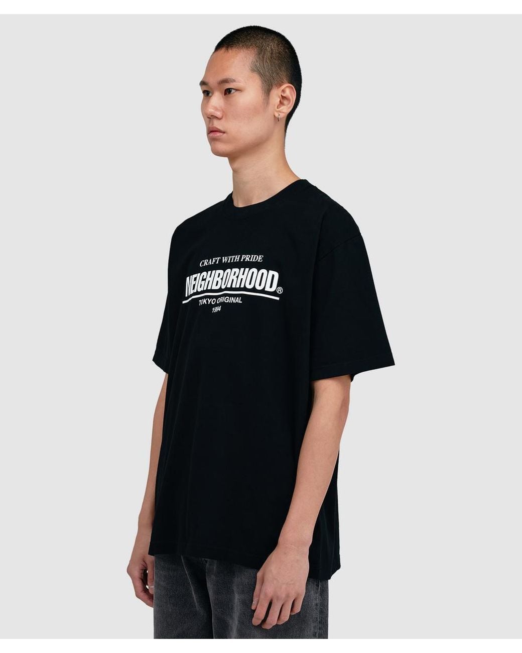 Neighborhood Black Nh Ss-1 T-Shirt for men