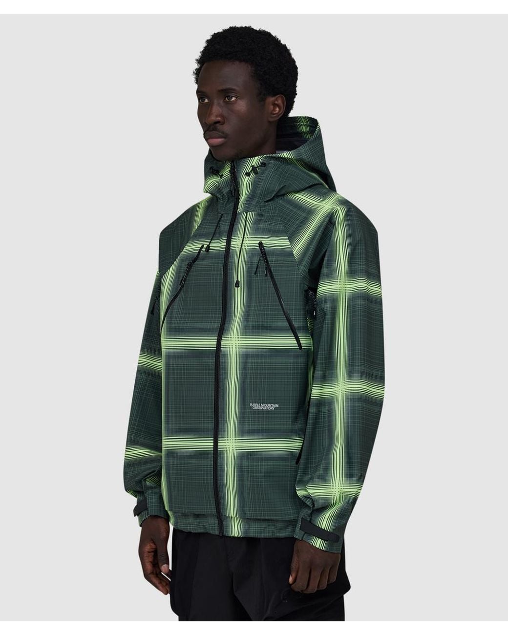 Purple Mountain Observatory Green Orion 3L Check Jacket Check for men