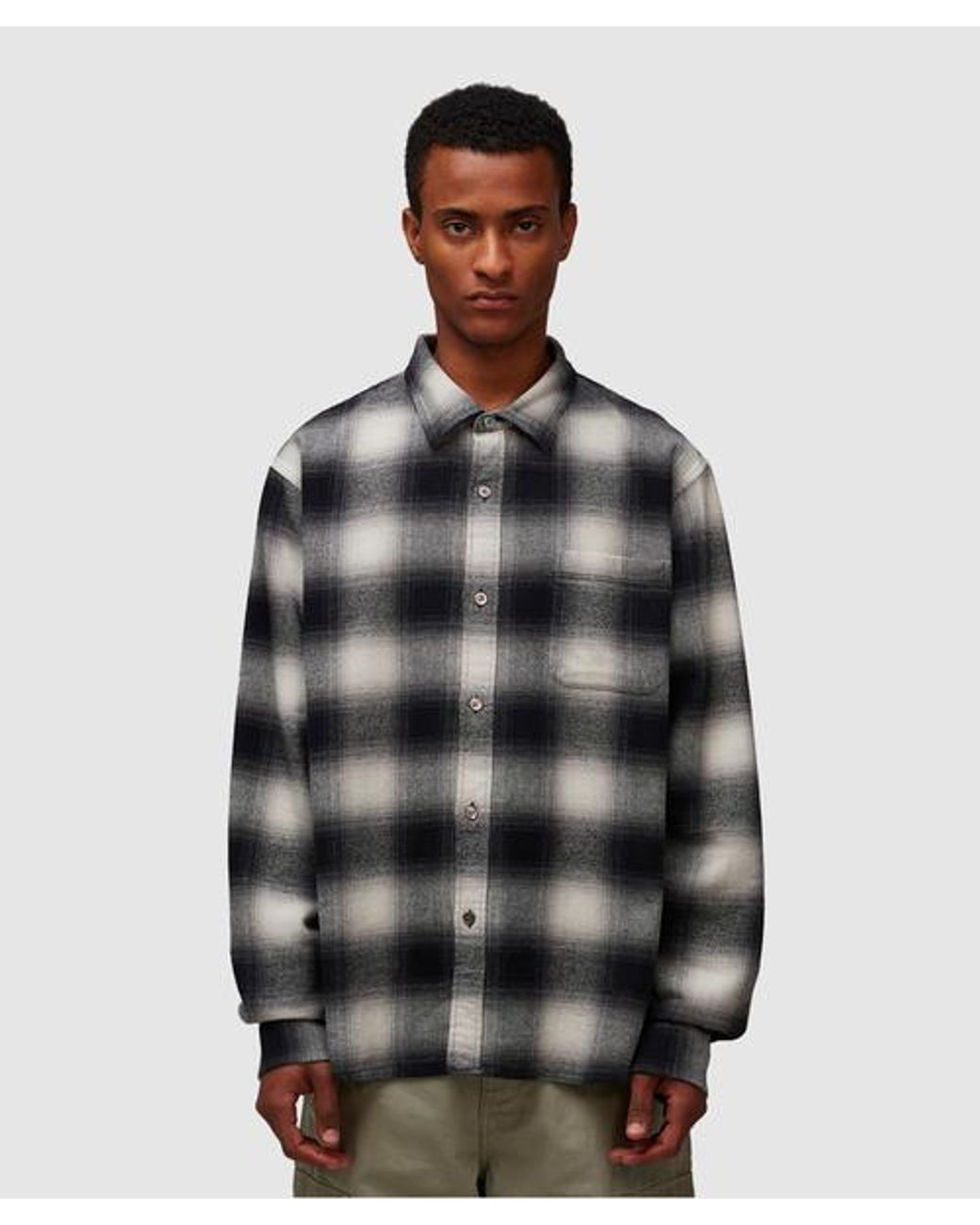 Stussy Bay Plaid Shirt in Gray for Men | Lyst Stussy Bay Plaid Shirt in Gray for Men | Lyst