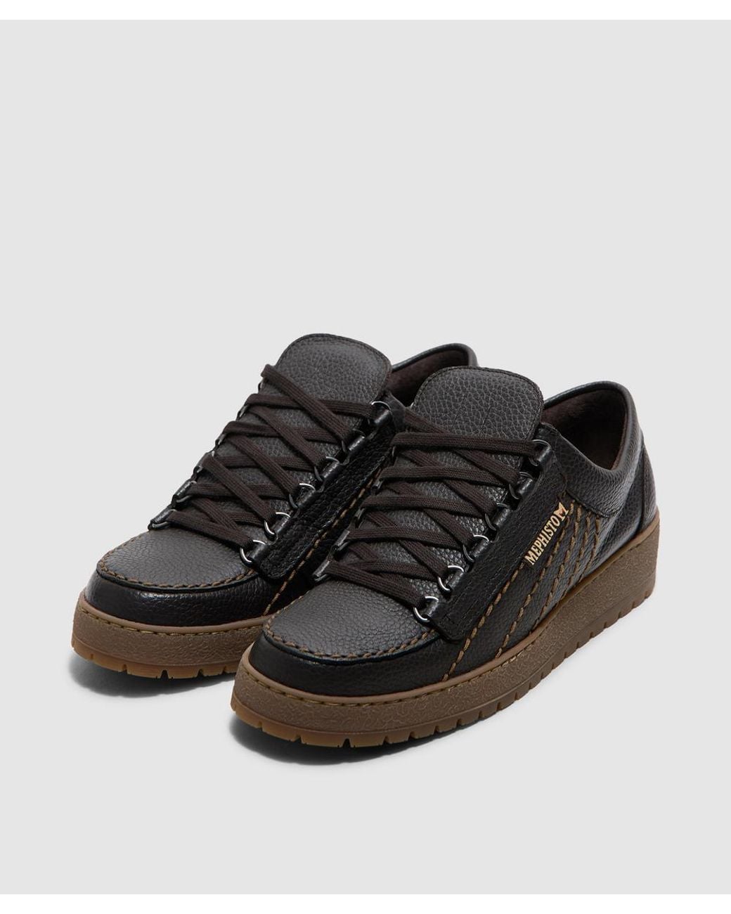 Mephisto Black Oregon Shoe for men