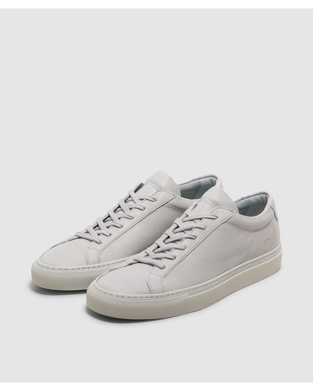 Common Projects White Original Achilles Low Sneaker (Light
