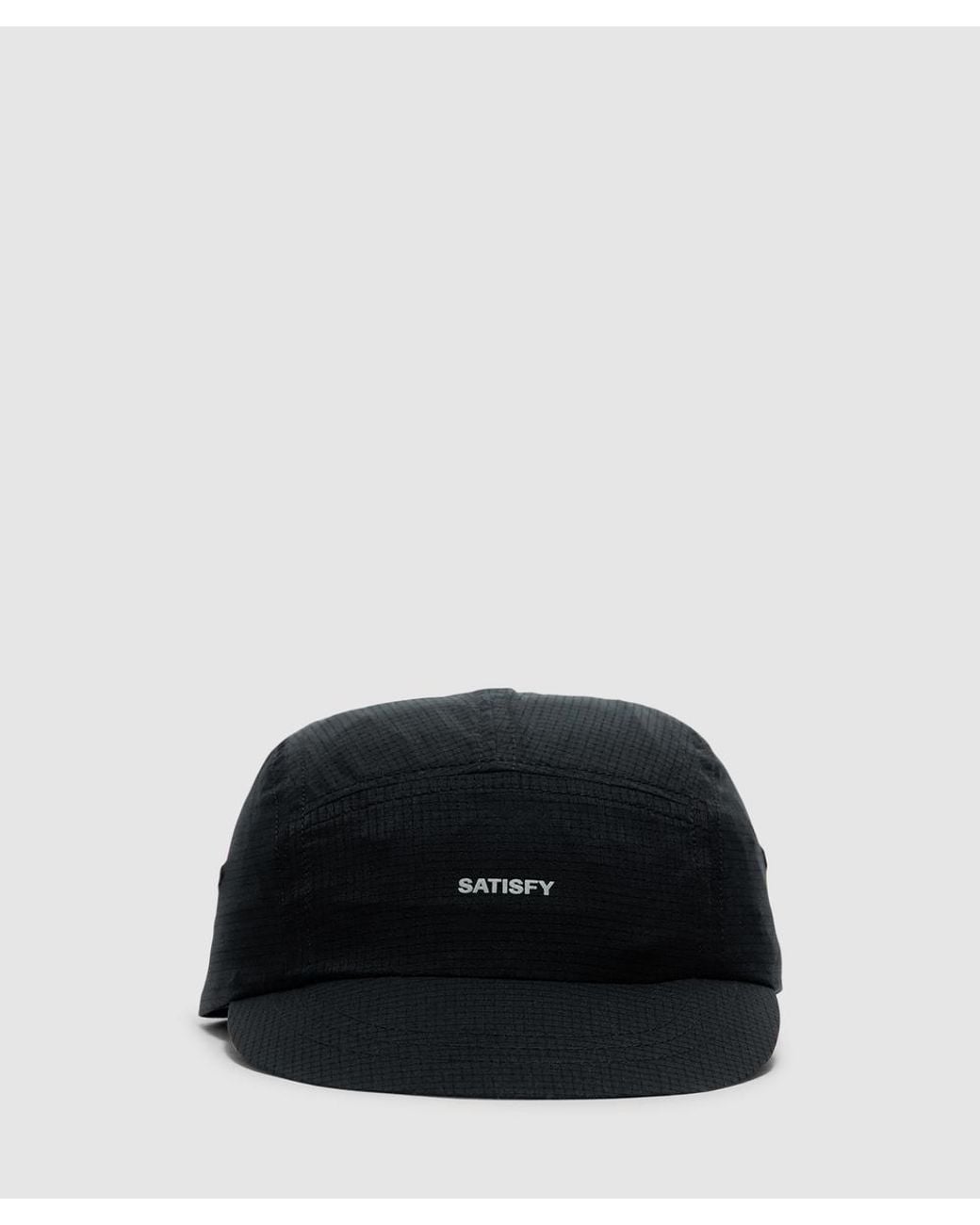 Satisfy Black Rippy Air Trail Cap