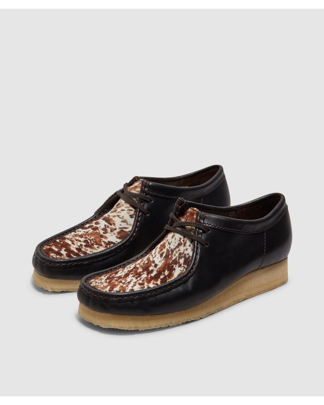 Clarks Black Wallabee Shoe Interest for men