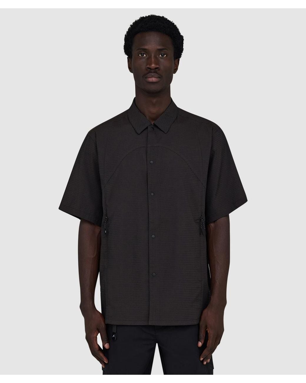 Purple Mountain Observatory Black Dotair Dase Shirt for men