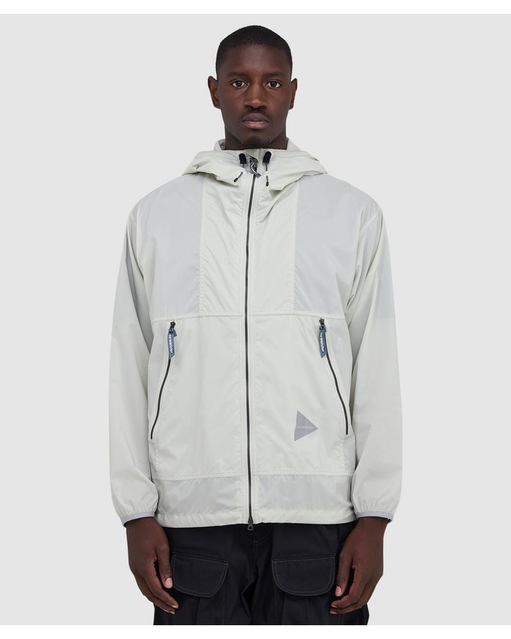 And Wander Gray Pertex Wind Jacket (Light for men
