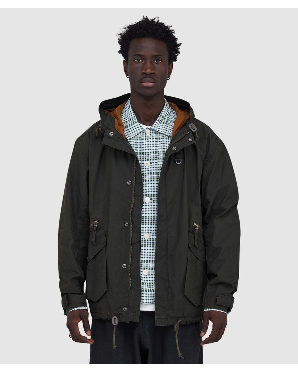 Barbour Black Westoe Showerproof Jacket (Breen/Pigment for men