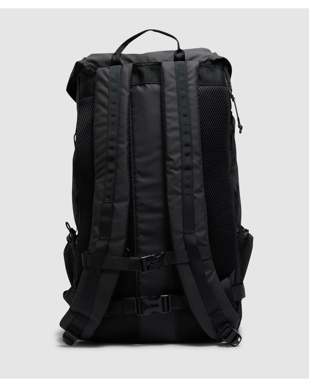 Elliker Black Wharfe Flap Over Backpack