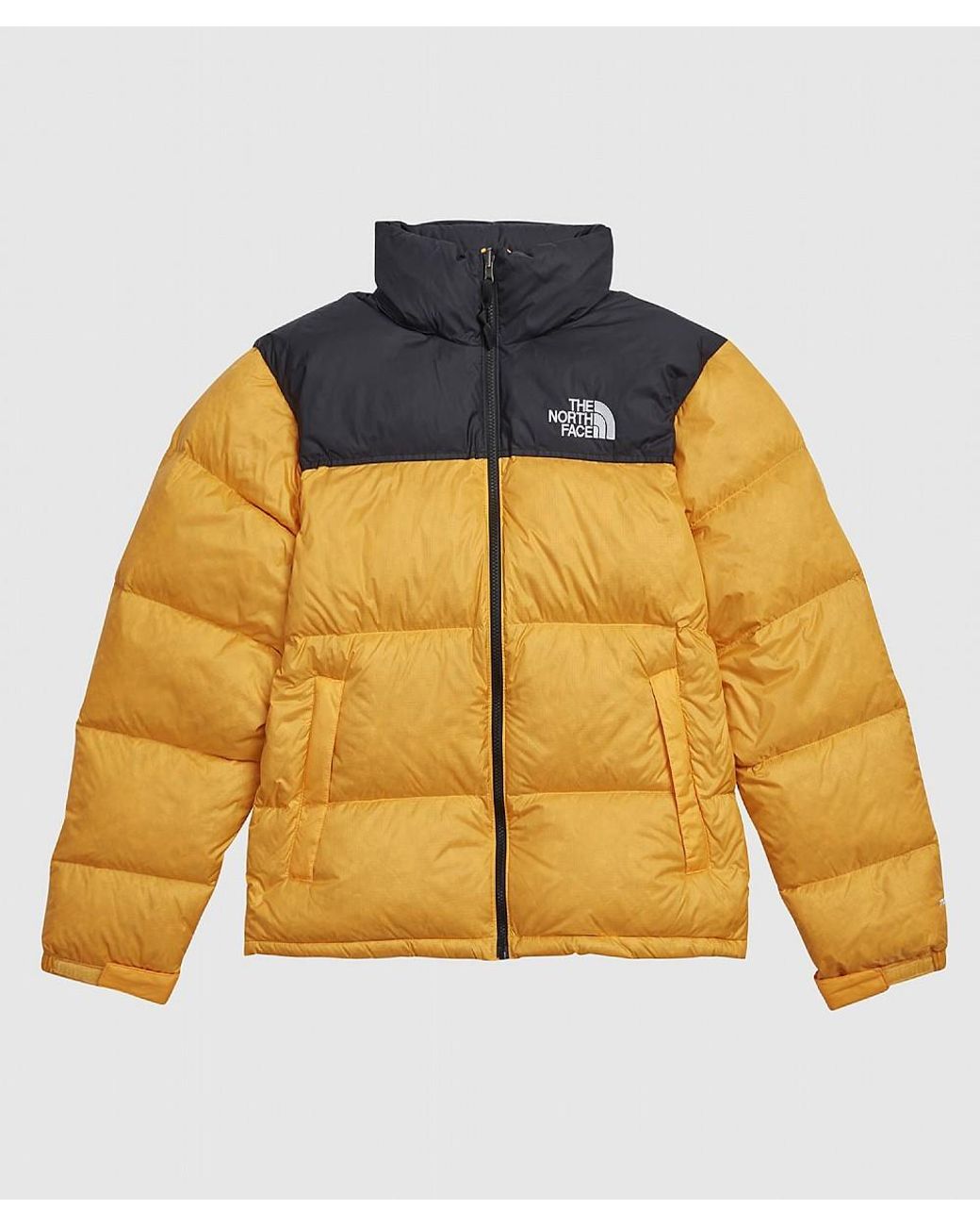 nuptse jacket orange