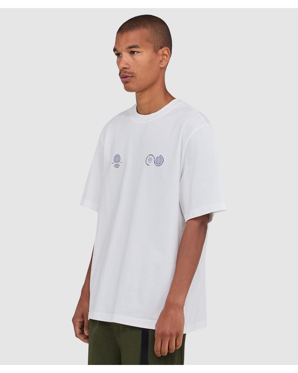 Purple Mountain Observatory White Globe T-Shirt for men