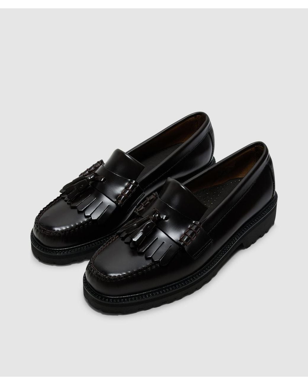 G.H.BASS Black Weejun Layton Ii Kiltie Loafer (Chocolate Lthr for men