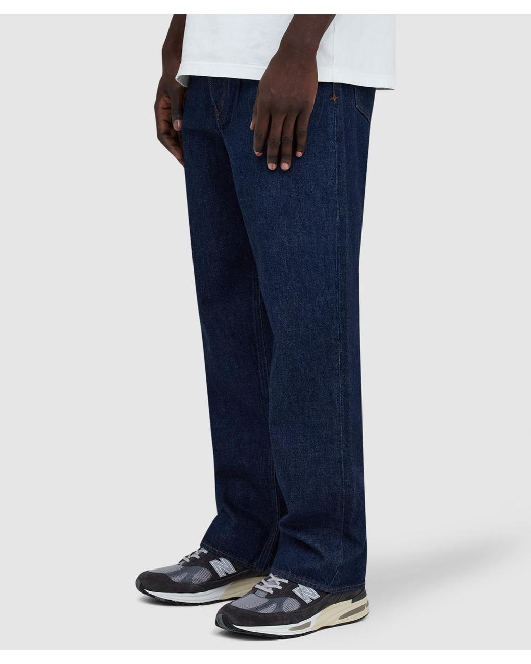 Stone Island Blue Denim Research Denim-Rinsed Regular Straight Fit Jean Rinse for men