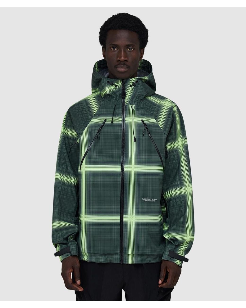 Purple Mountain Observatory Green Orion 3L Check Jacket Check for men