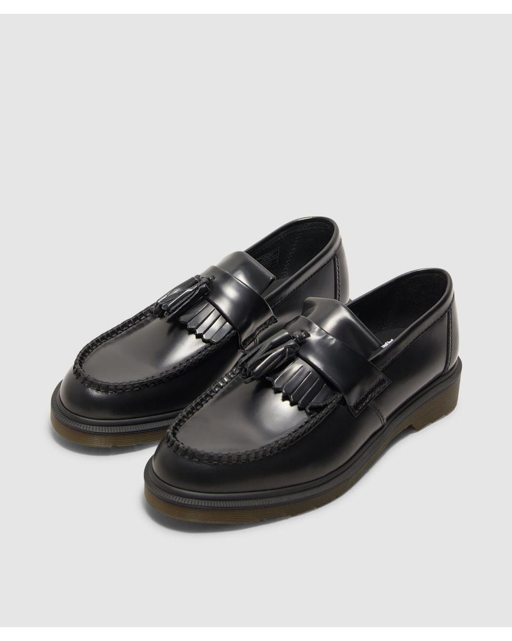 Dr. Martens Black Adrian Tassel Loafer for men