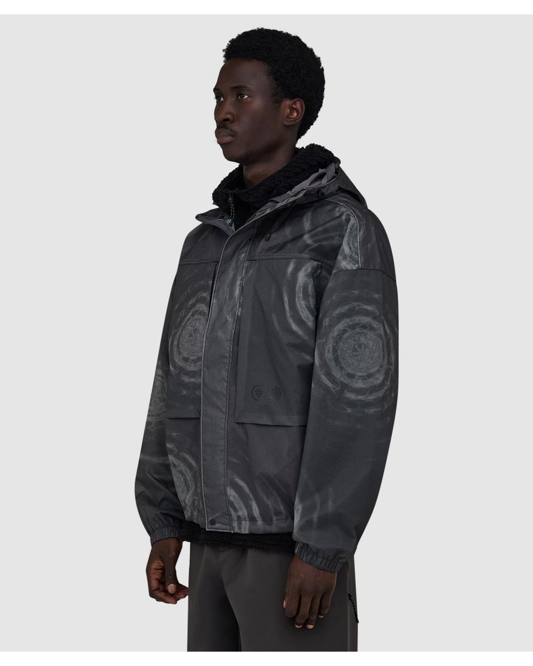 Purple Mountain Observatory Black Ridge Jacket Oscillations for men