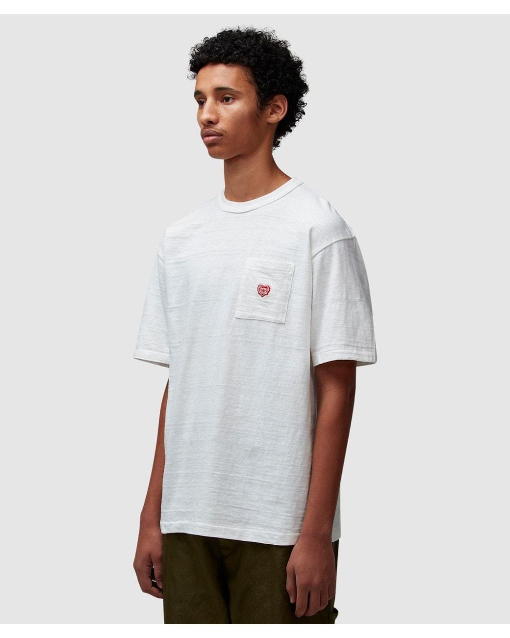 Human Made Pocket Heart Logo T-Shirt in Red for Men | Lyst UK