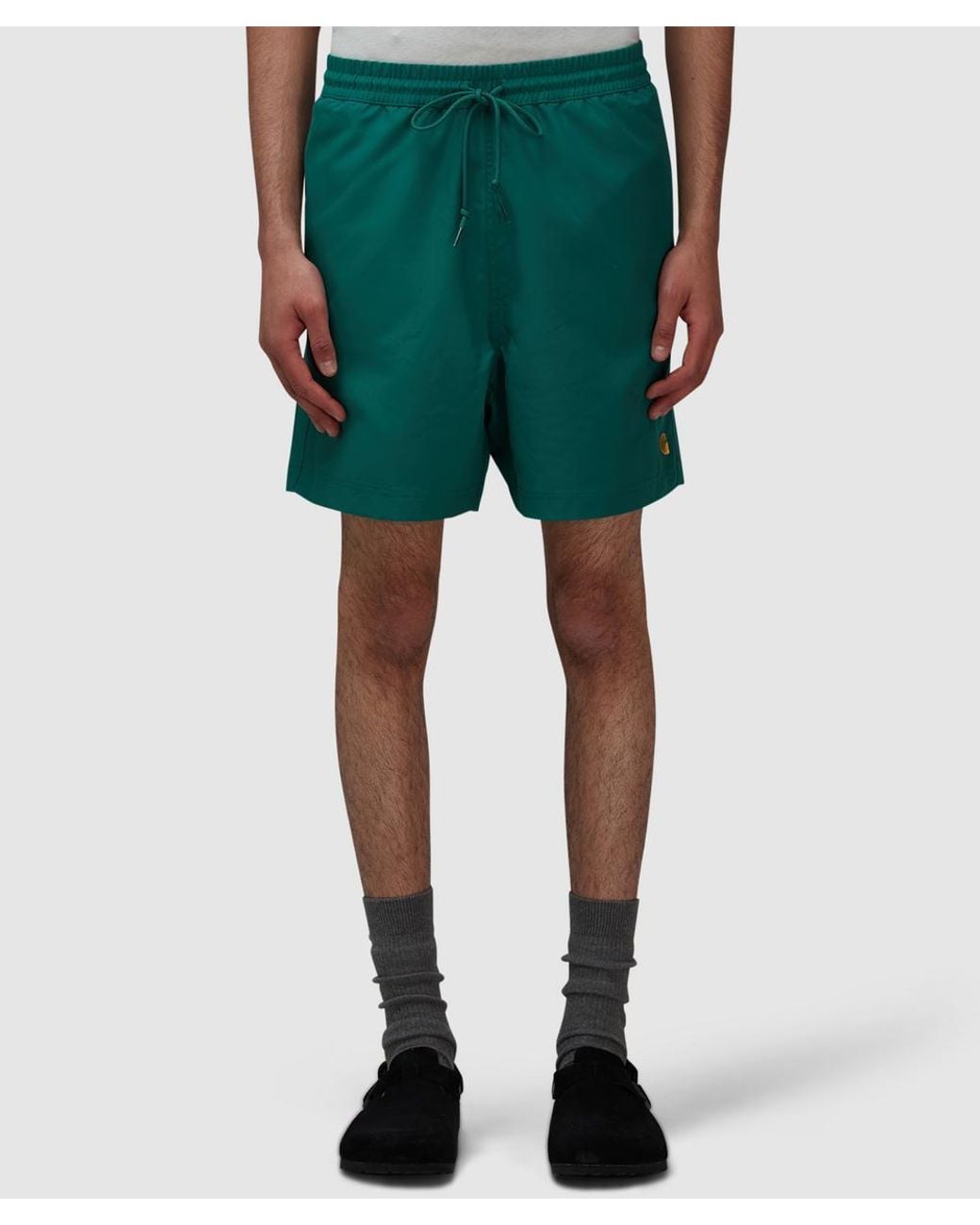 Carhartt Green Chase Swim Short for men