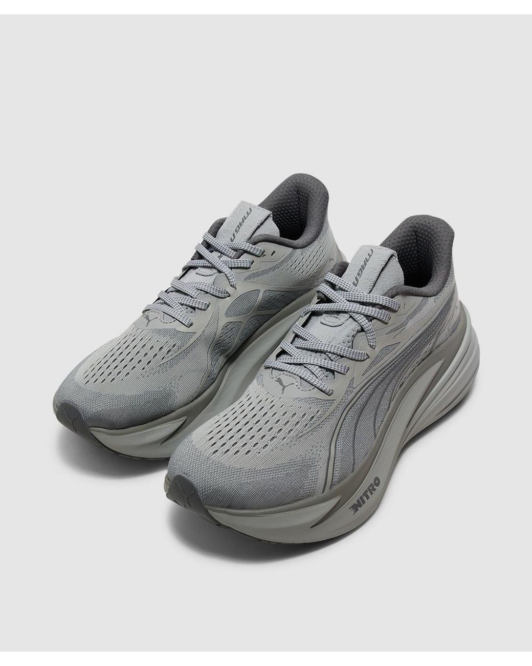 PUMA Gray Magmax Nitro 2 Sneaker Echo for men