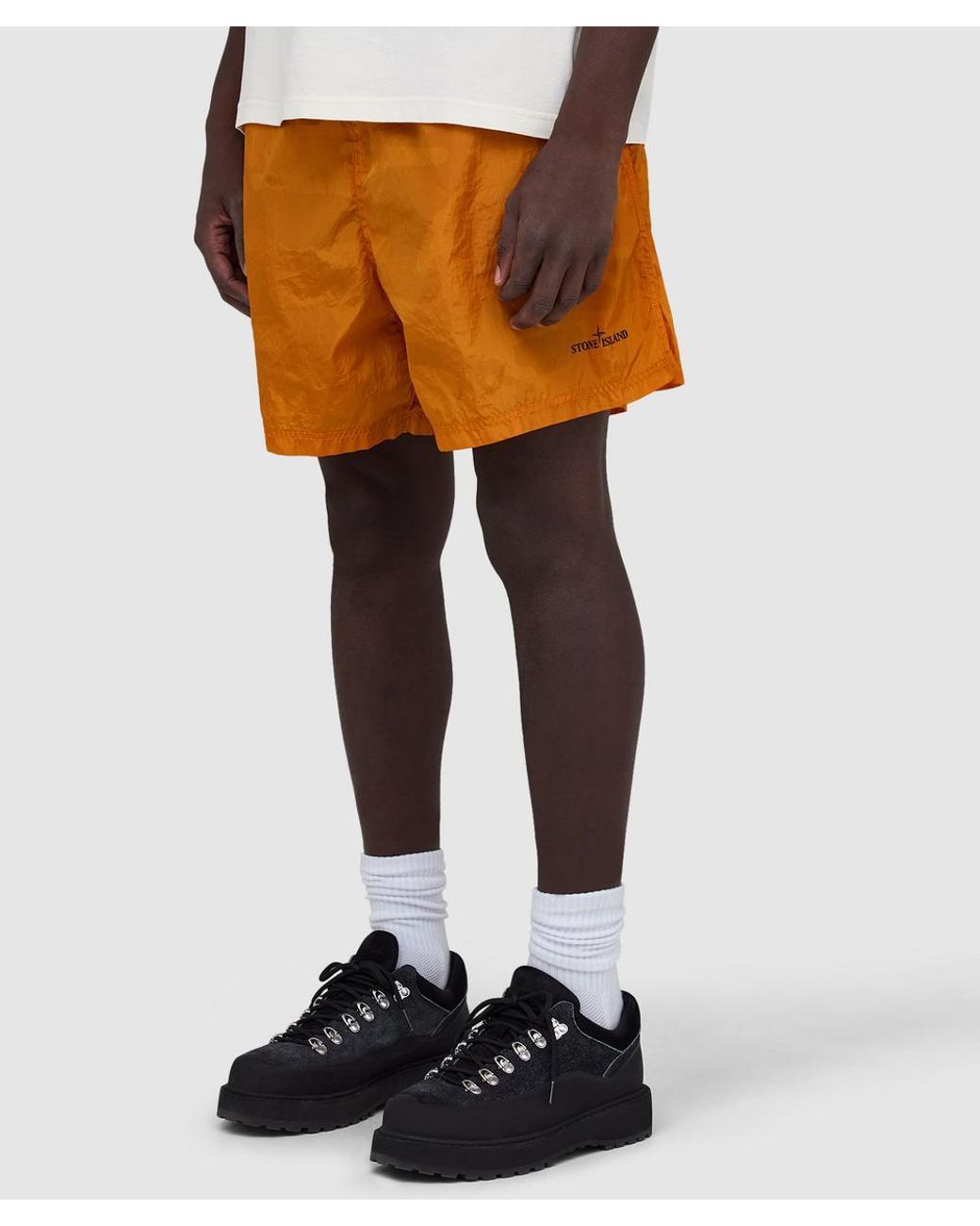 Stone Island Orange Nylon Metal for men