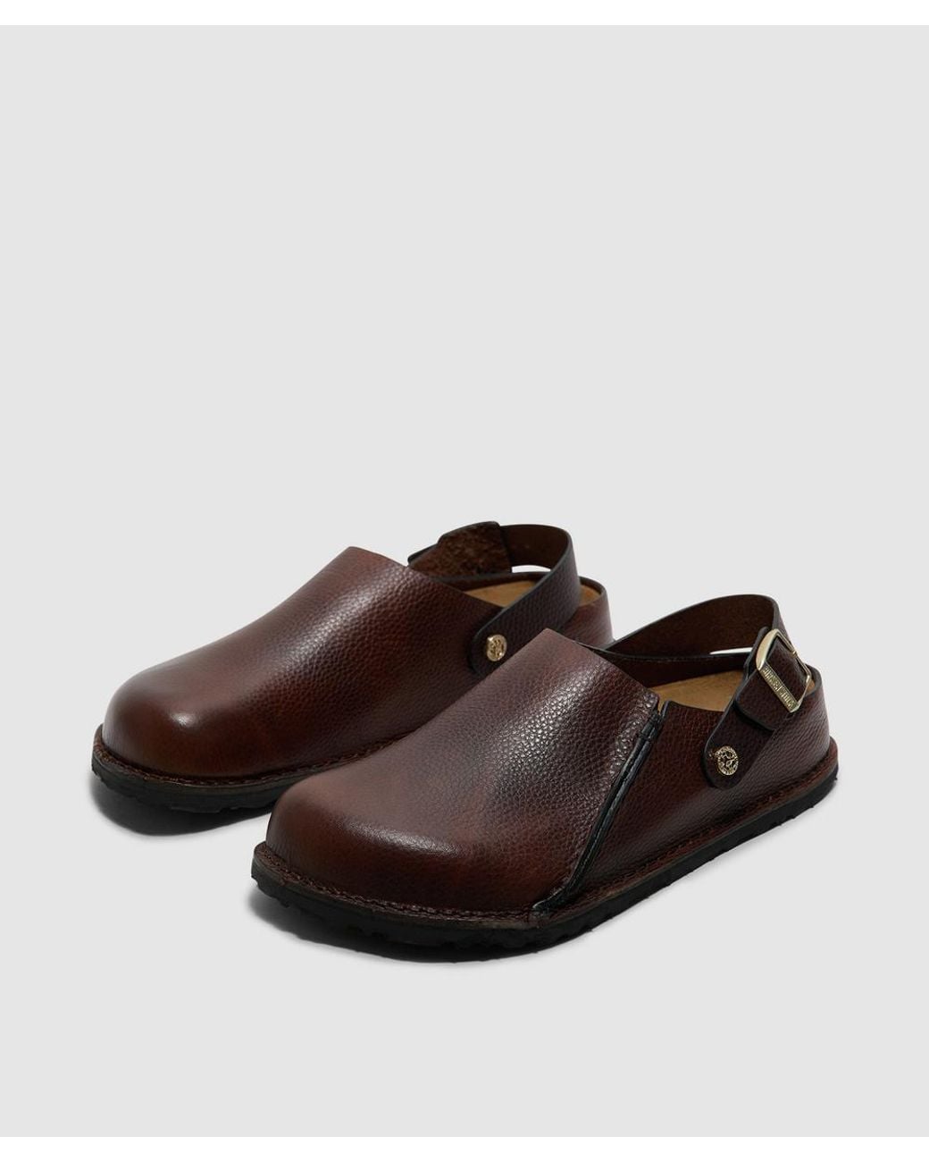 Birkenstock Brown Lutry Premium Lena Mule (Roast