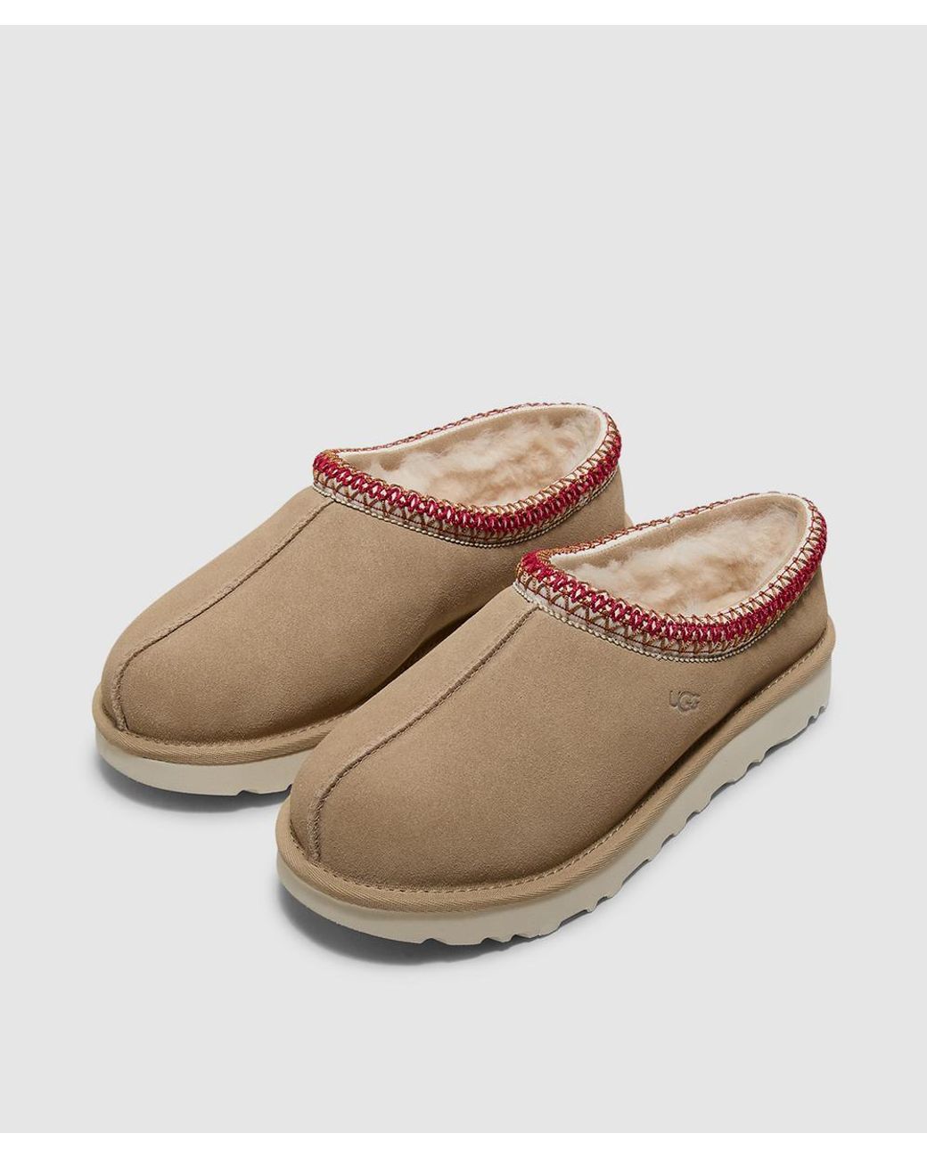 Ugg Brown Tasman Ii Slipper (Sand/Dark Cherry for men