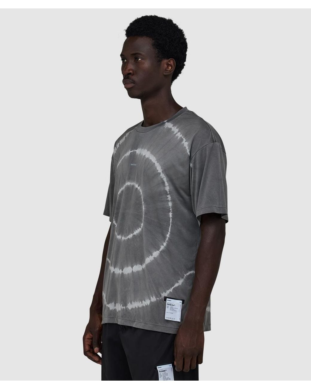 Satisfy Gray Auralite T-Shirt (Tie-Dye Stone Mountain for men