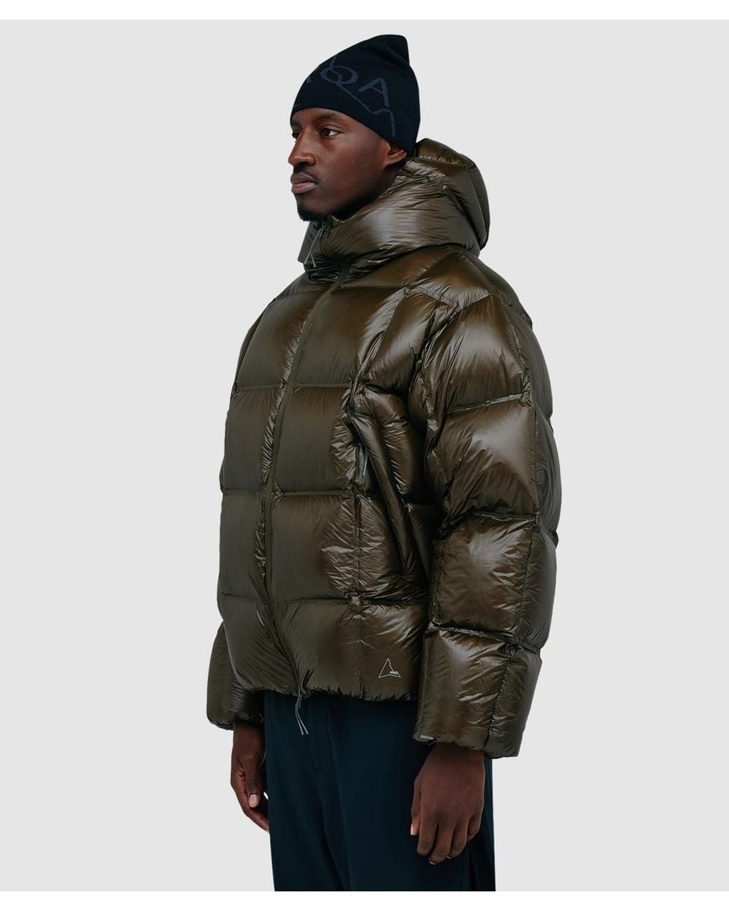 Roa Green Cube Down Jacket (Dark for men