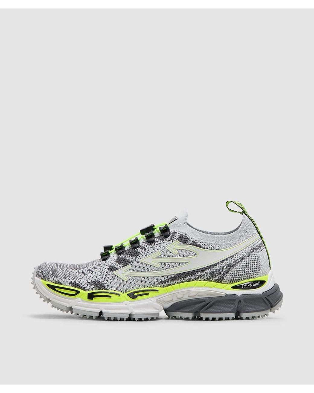 Off-White c/o Virgil Abloh Green Be Right Back Knit Sneaker (Light