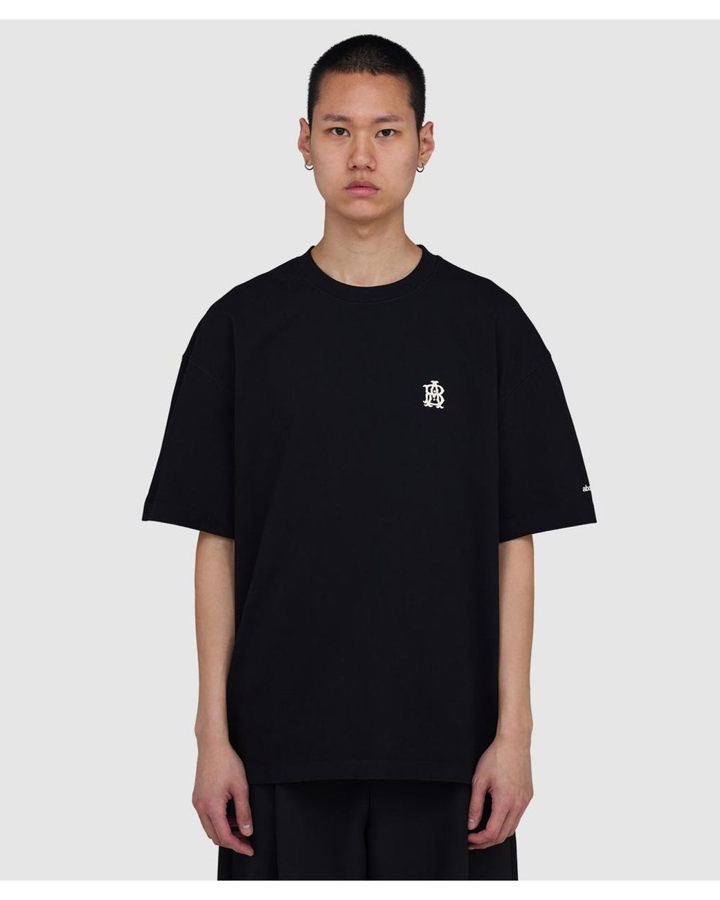 About Blank Black Classic T-Shirt /Ecru for men