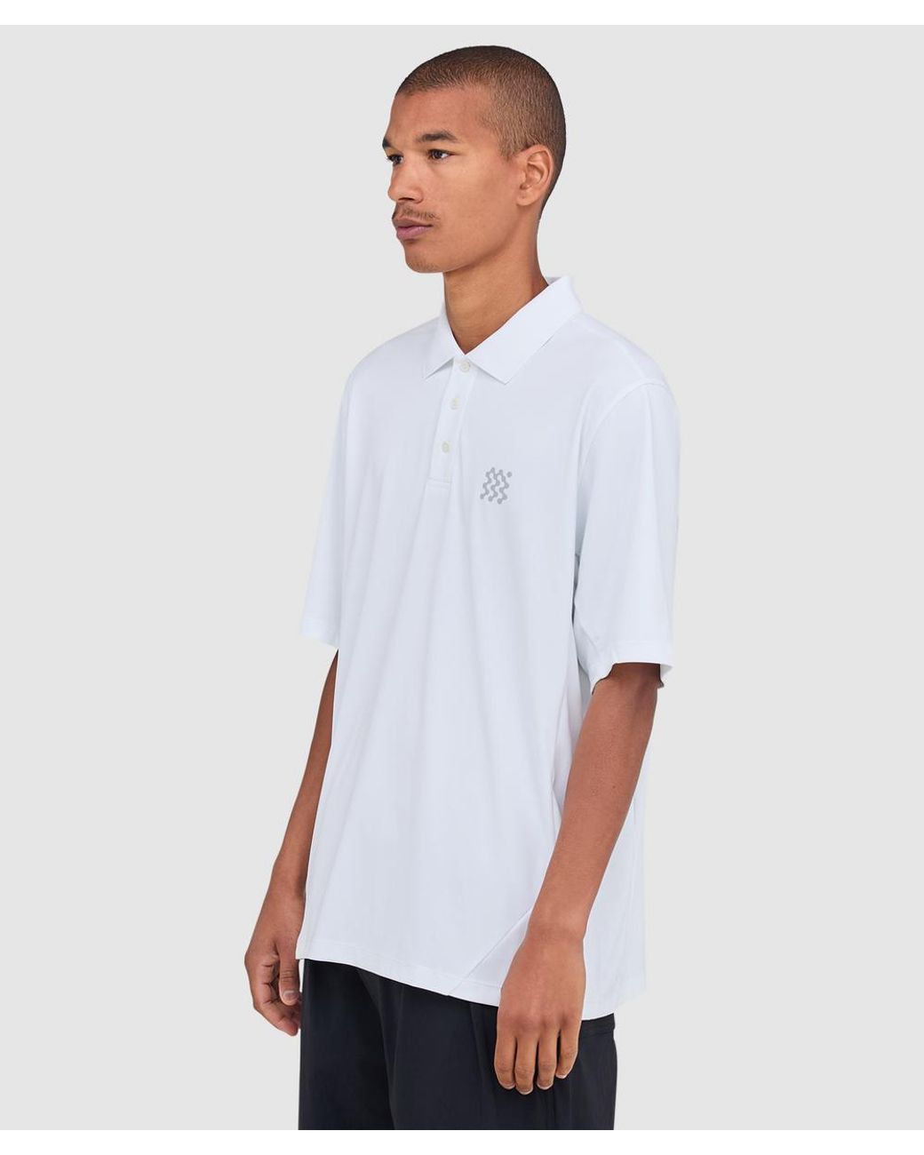 Manors White Course Polo Shirt for men