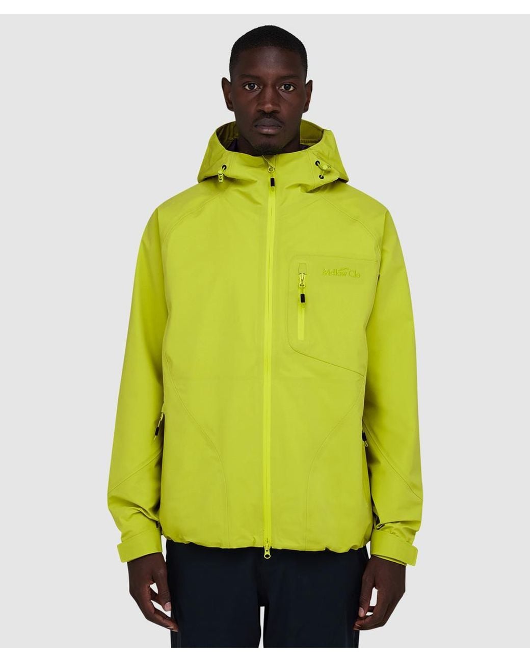 Mellow Clo Yellow 3L Trek Jacket (Persian Lime for men