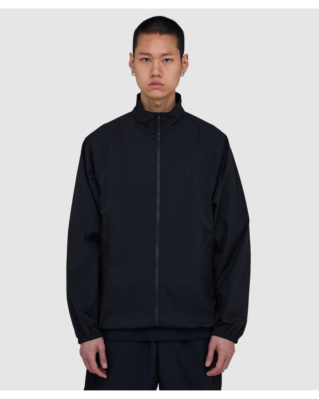 Goldwin Blue Sheer Nylon Wind Jacket for men
