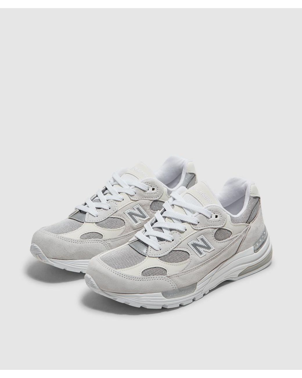New Balance White Mius 992 Sneaker for men