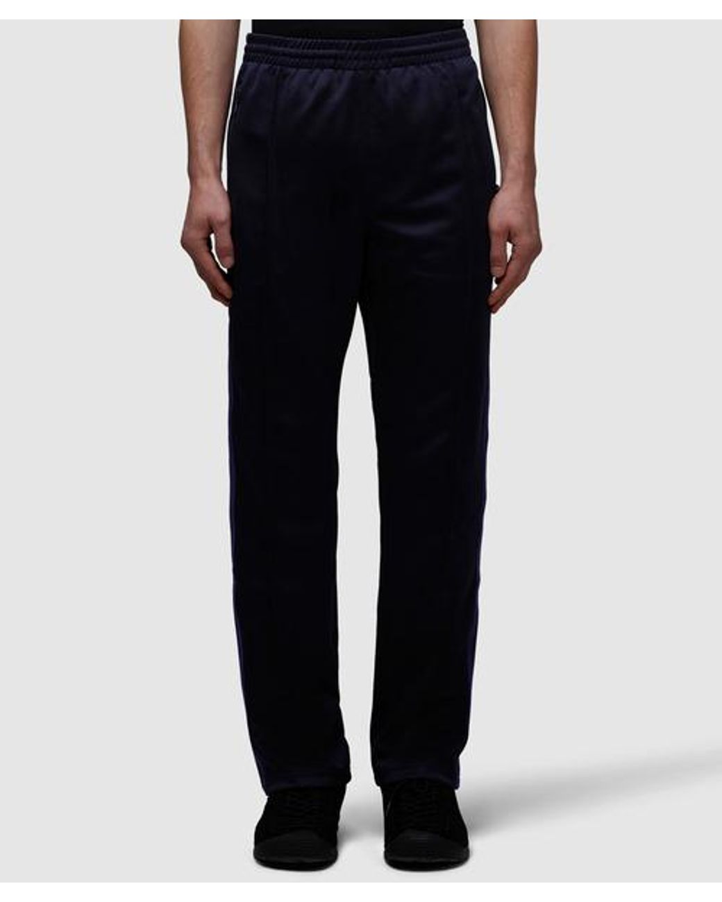 Needles Poly Smooth Narrow Track Pant in Black for Men | Lyst