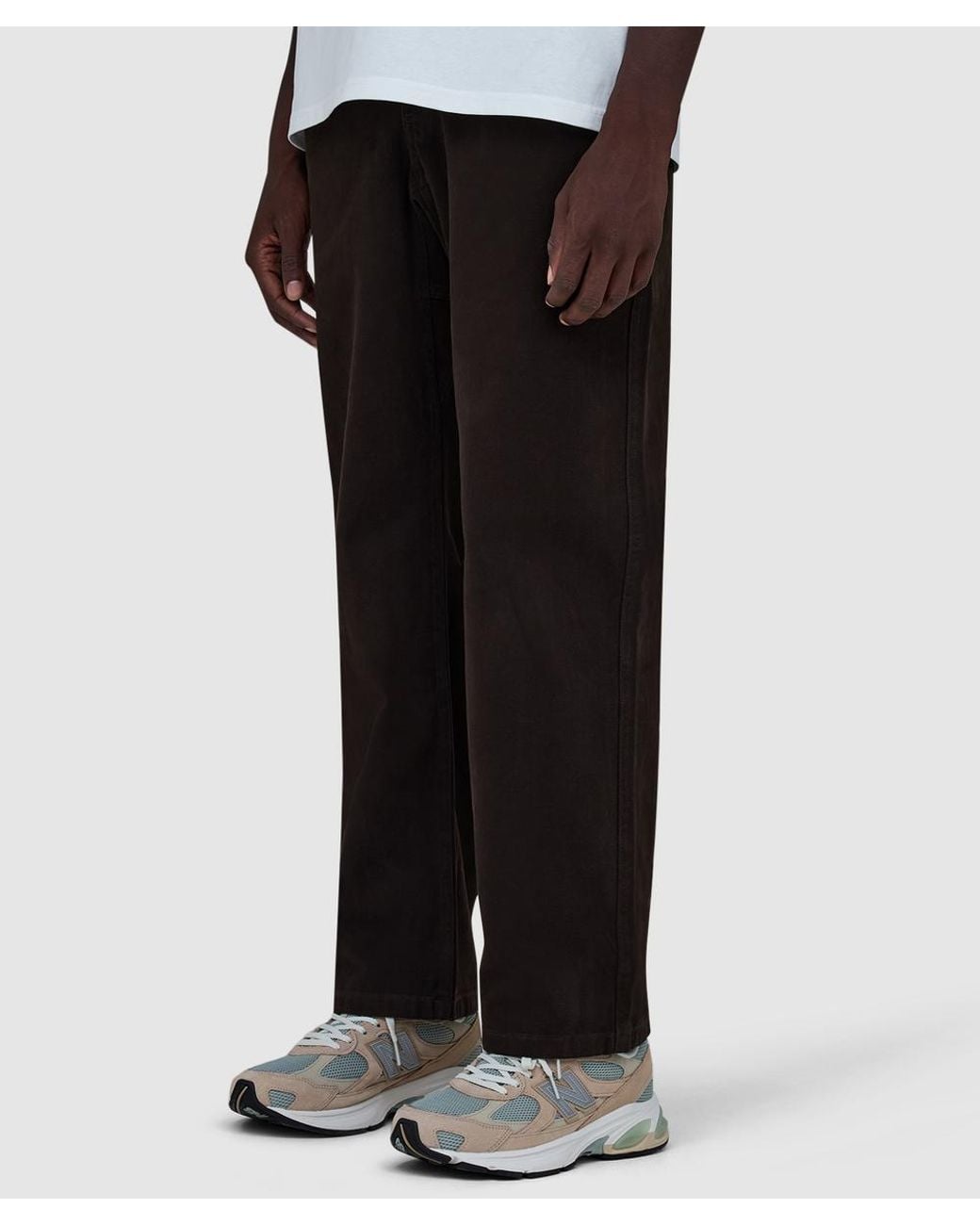 Gramicci Black Winter Twill Classic Pant for men