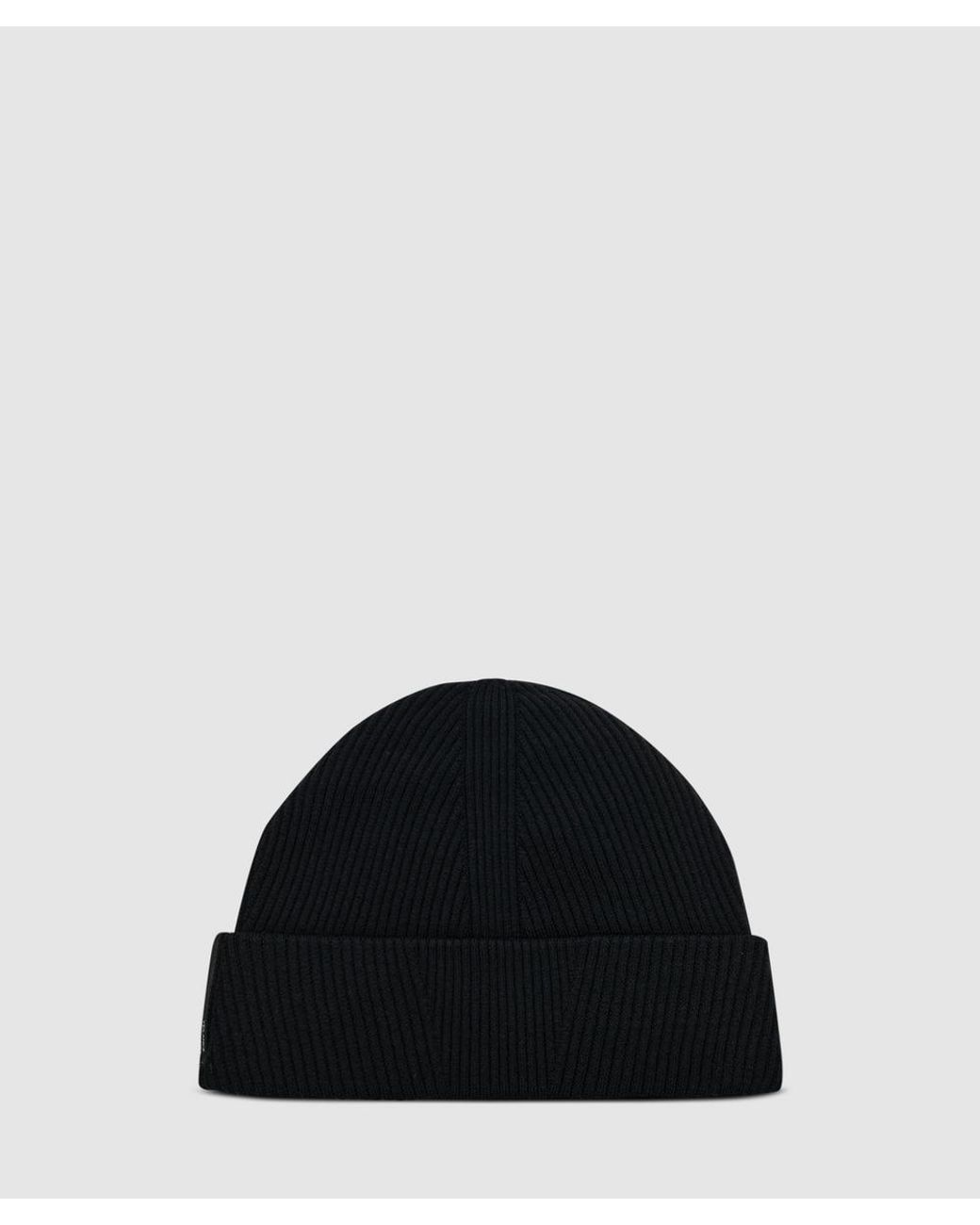 Veilance Black Conic Wool Toque