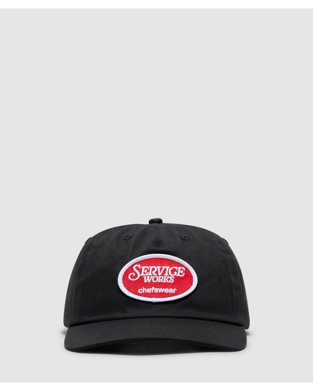 Service Works Black Chefswear Cap