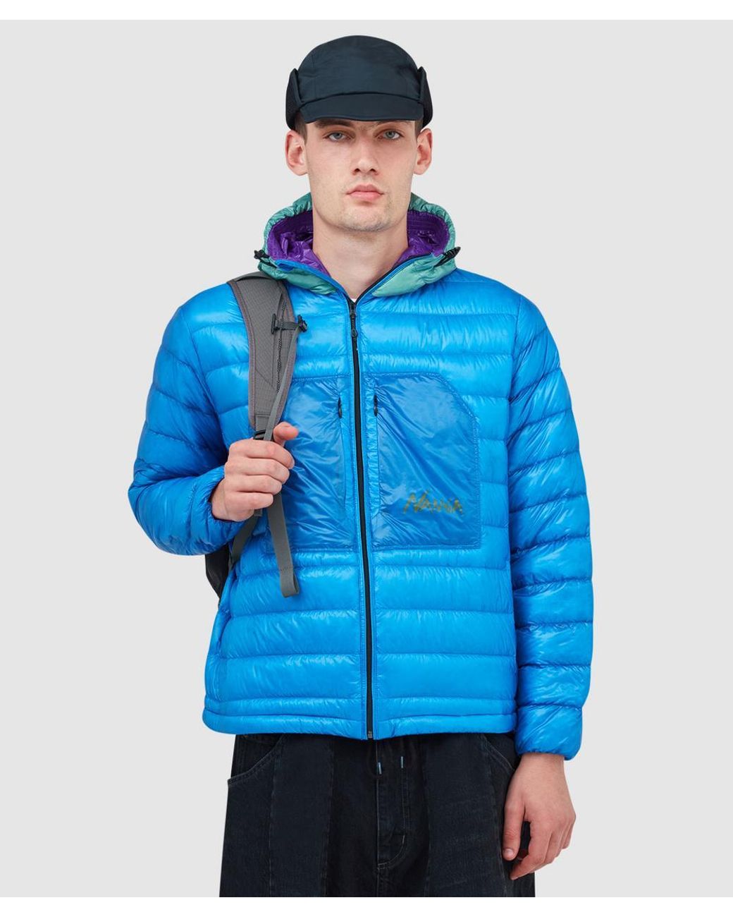 NANGA Ultilight Down Parka in Blue for Men | Lyst