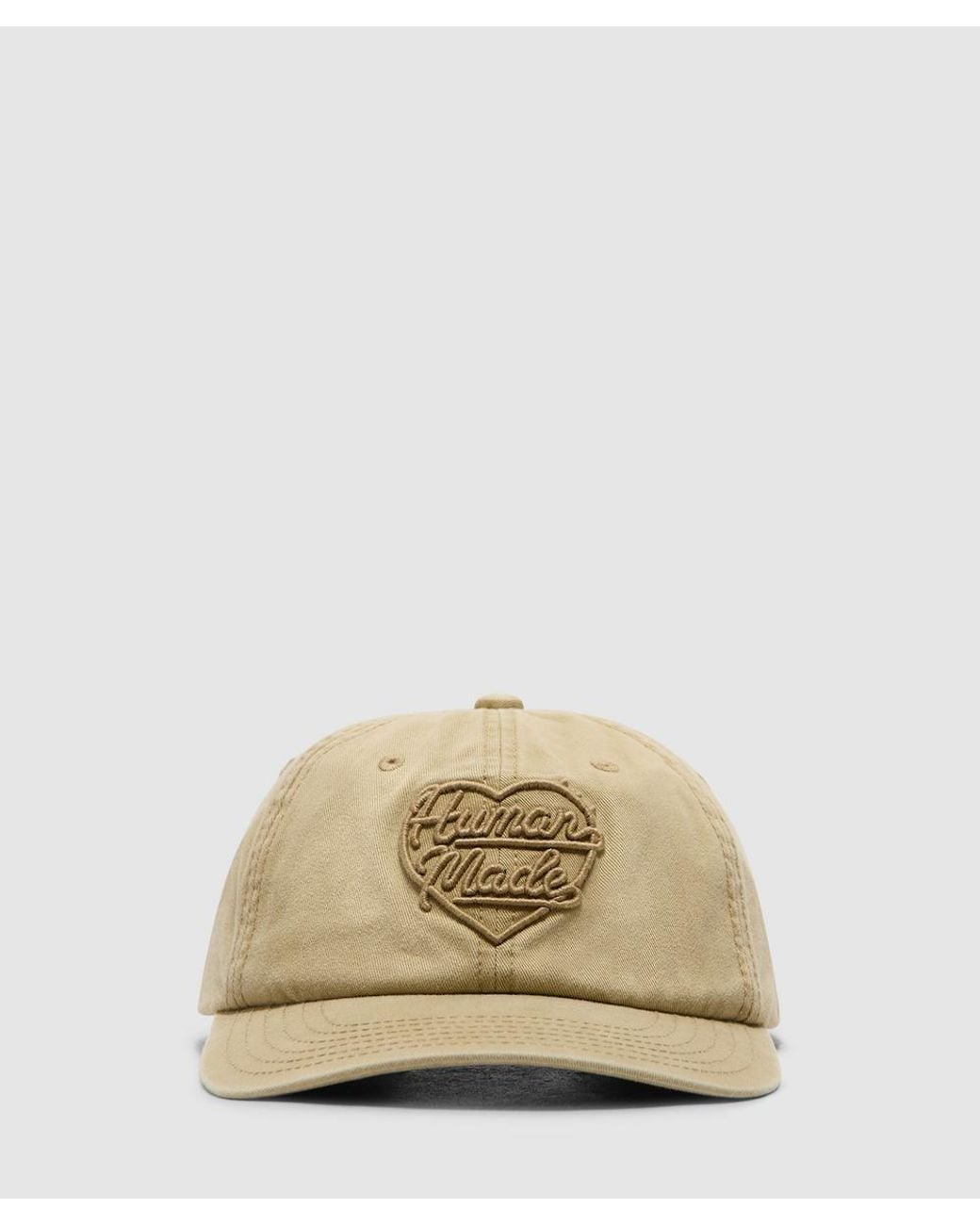 Human Made Natural 6 Panel Twill Cap