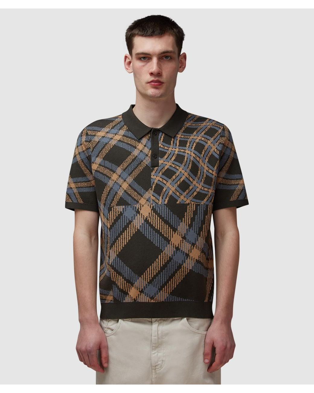 Dime Antique Polo Shirt in Brown for Men | Lyst UK