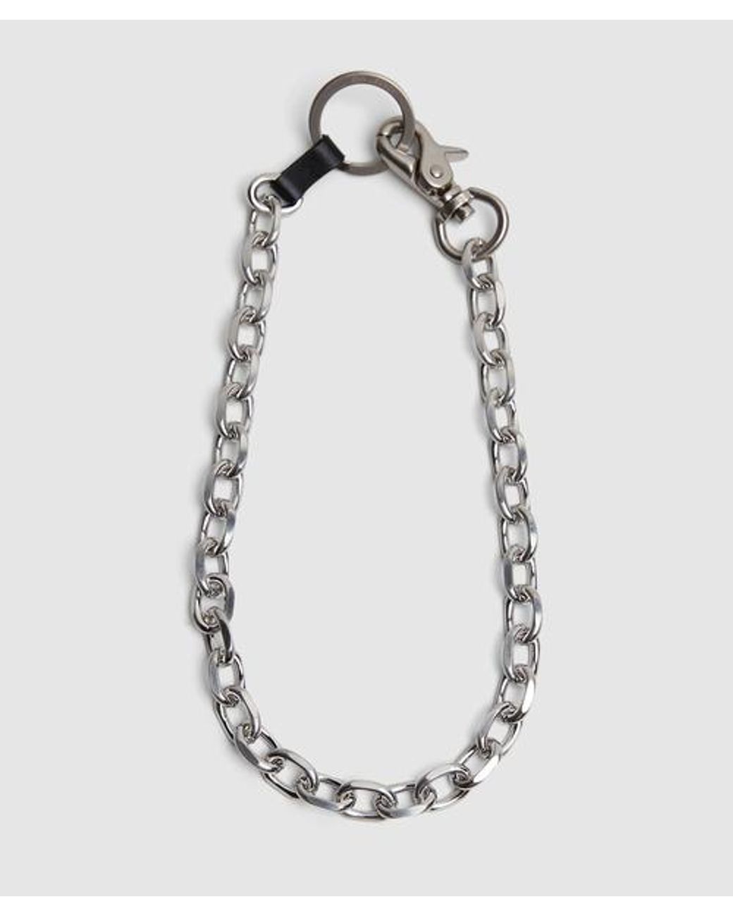 Our Legacy Ladon Matte Nickel Necklace in White for Men | Lyst