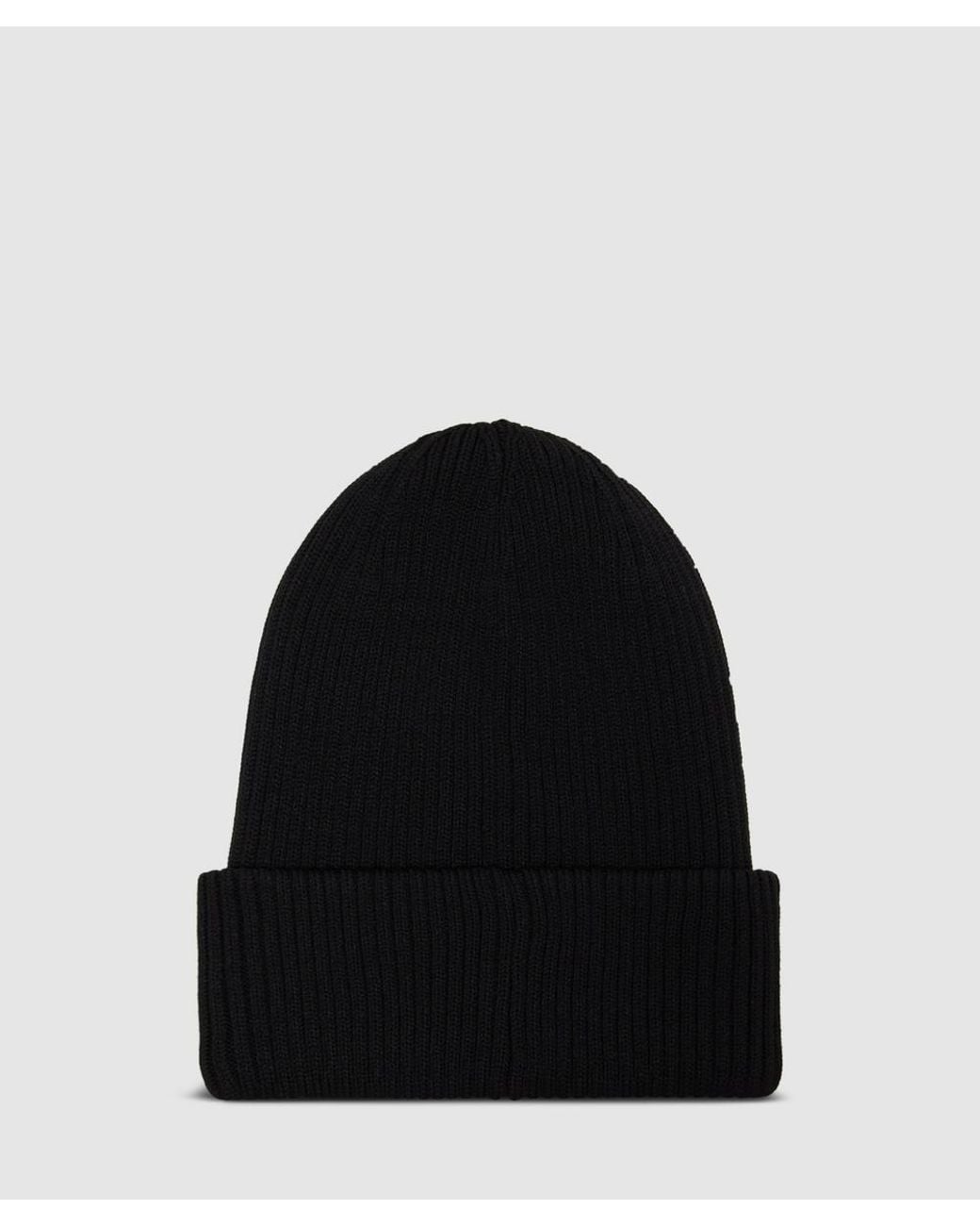 Goldwin Black Logo Knit Beanie